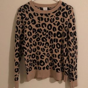 Leopard pullover